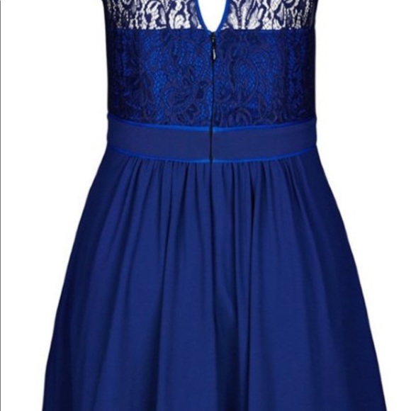 City Chic romantic rosa dress - Picture 4 of 8